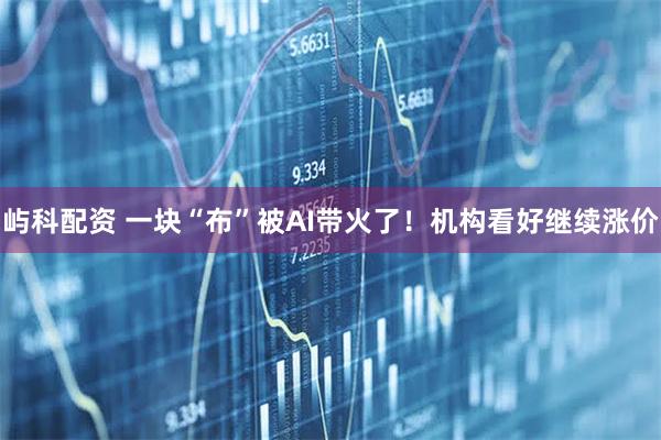 屿科配资 一块“布”被AI带火了！机构看好继续涨价