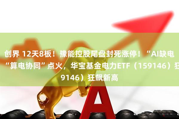 创界 12天8板！豫能控股尾盘封死涨停！“AI缺电”引爆，“算电协同”点火，华宝基金电力ETF（159146）狂飙新高