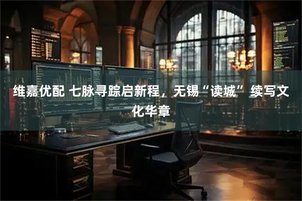维嘉优配 七脉寻踪启新程,无锡“读城” 续写文化华章