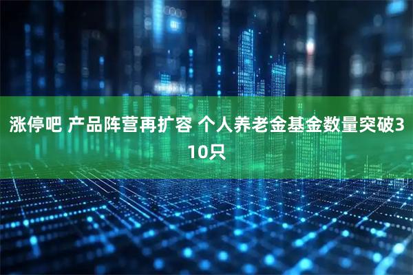 涨停吧 产品阵营再扩容 个人养老金基金数量突破310只