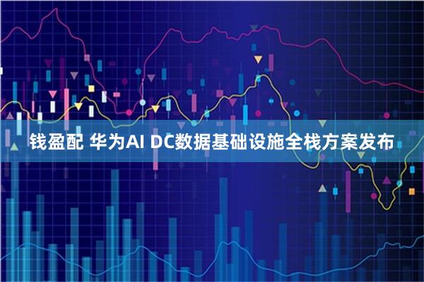 钱盈配 华为AI DC数据基础设施全栈方案发布
